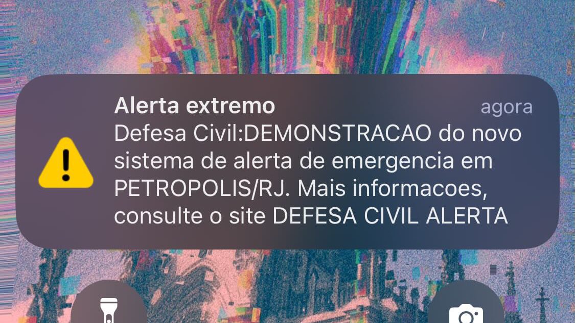 Moradores de Guapimirim poderão receber alerta de emergência durante simulado da Defesa Civil nesta segunda